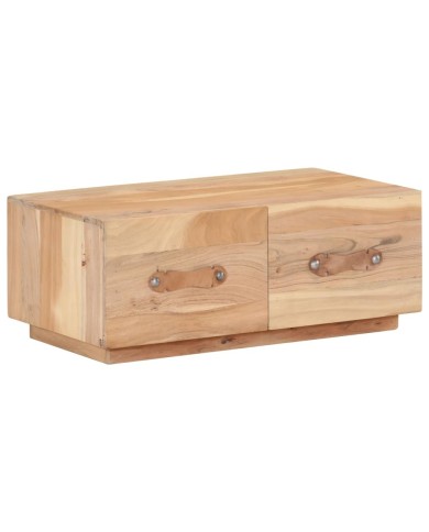 Table basse 90x50x35 cm Bois de récupération massif