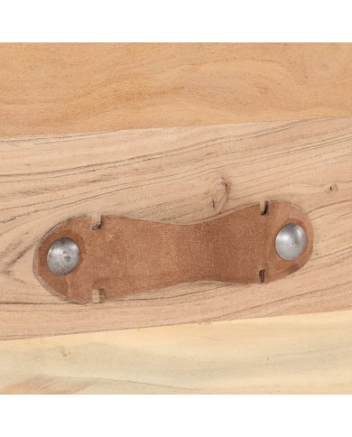 Table basse 90x50x35 cm Bois de récupération massif