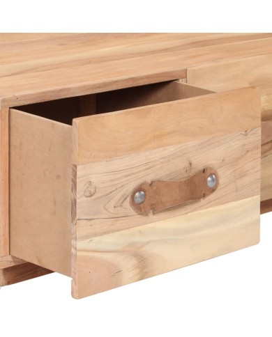 Table basse 90x50x35 cm Bois de récupération massif