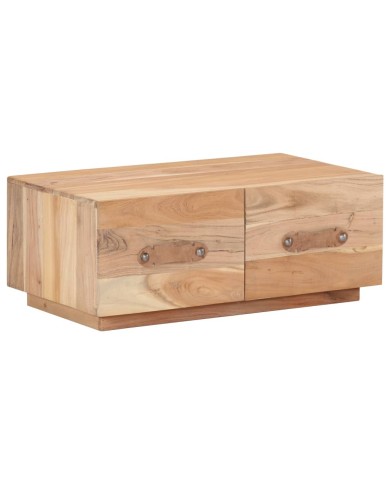 Table basse 90x50x35 cm Bois de récupération massif