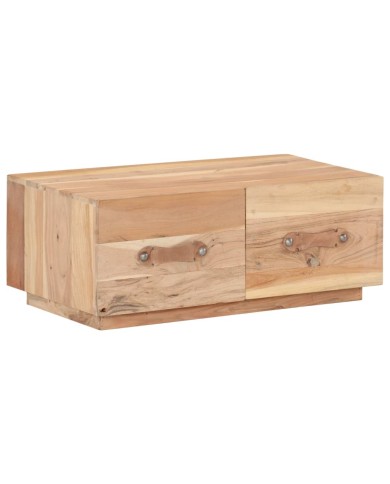 Table basse 90x50x35 cm Bois de récupération massif