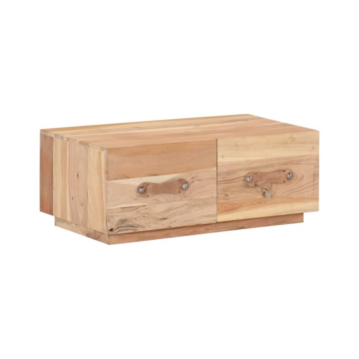 Table basse 90x50x35 cm Bois de récupération massif