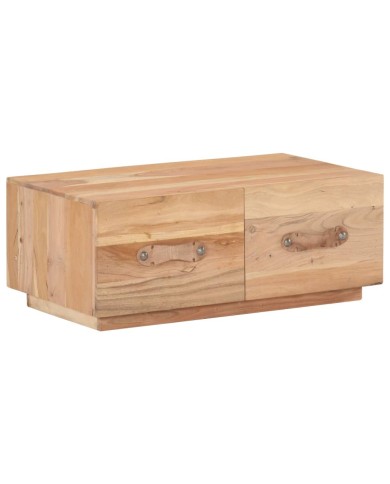 Table basse 90x50x35 cm Bois de récupération massif