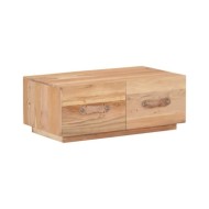Table basse 90x50x35 cm Bois de récupération massif