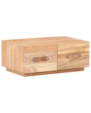 Table basse 90x50x35 cm Bois de récupération massif