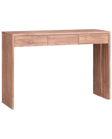 Table console 110x35x75 cm Bois de teck solide