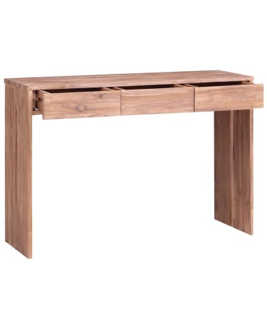 Table console 110x35x75 cm Bois de teck solide