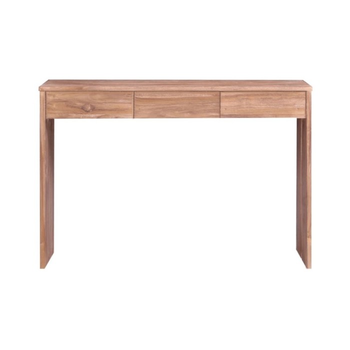 Table console 110x35x75 cm Bois de teck solide