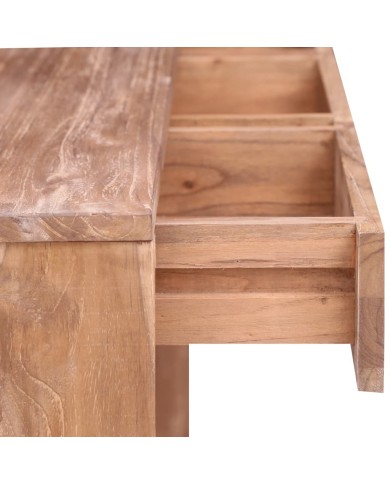 Table console 110x35x75 cm Bois de teck solide