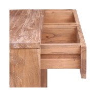 Table console 110x35x75 cm Bois de teck solide