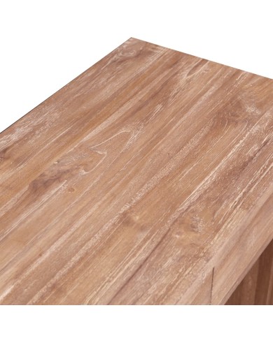 Table console 110x35x75 cm Bois de teck solide