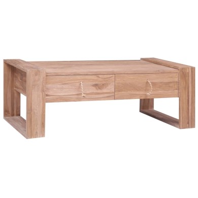 Table basse 110 x 60 x 40 cm Bois de teck massif