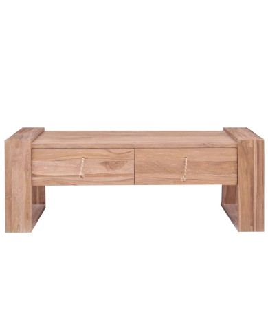 Table basse 110 x 60 x 40 cm Bois de teck massif