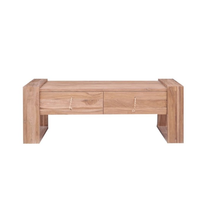 Table basse 110 x 60 x 40 cm Bois de teck massif