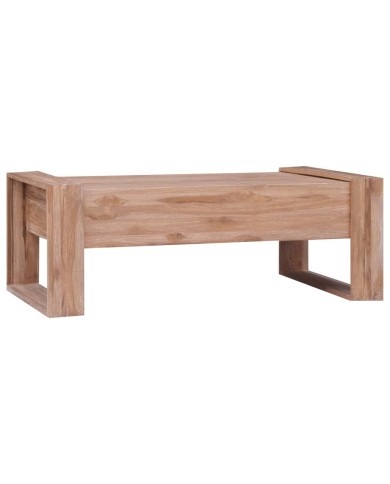 Table basse 110 x 60 x 40 cm Bois de teck massif