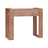 Table console 90x35x75 cm Bois de teck solide