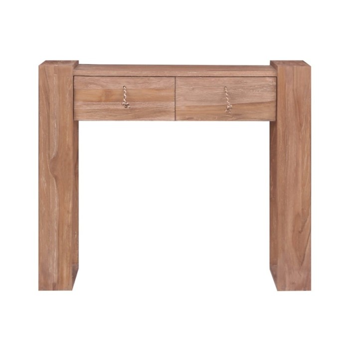 Table console 90x35x75 cm Bois de teck solide