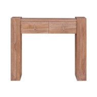 Table console 90x35x75 cm Bois de teck solide