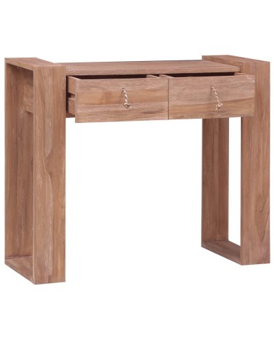 Table console 90x35x75 cm Bois de teck solide