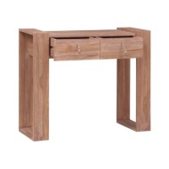 Table console 90x35x75 cm Bois de teck solide