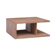 Table basse 70x70x30 cm Bois de teck massif