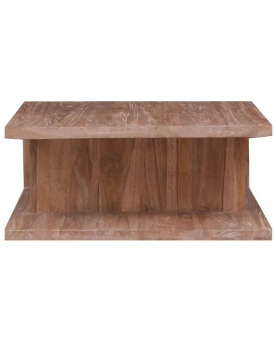 Table basse 70x70x30 cm Bois de teck massif