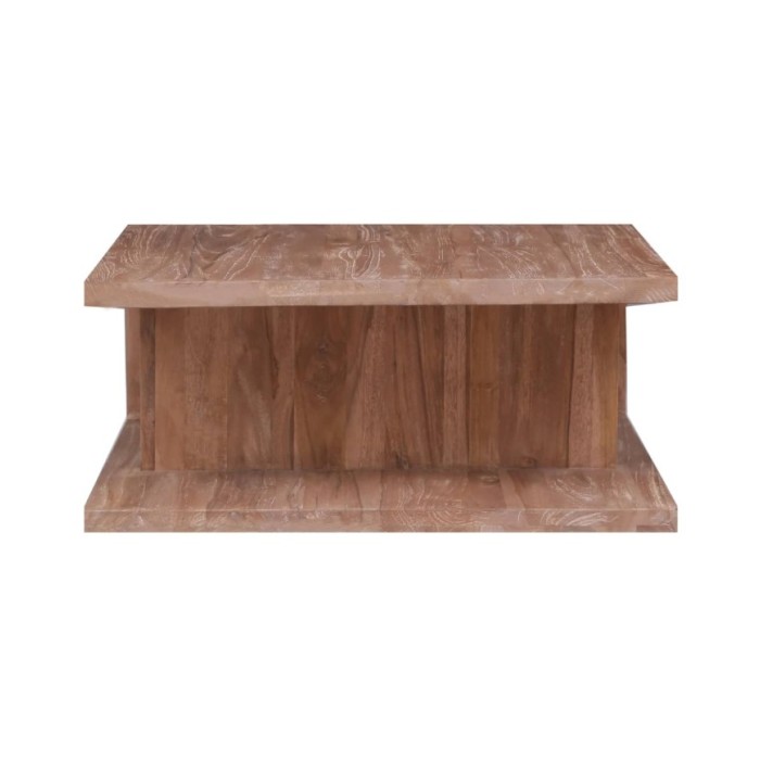 Table basse 70x70x30 cm Bois de teck massif