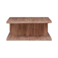 Table basse 70x70x30 cm Bois de teck massif