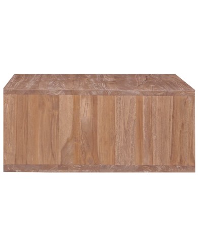 Table basse 70x70x30 cm Bois de teck massif