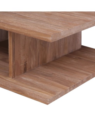 Table basse 70x70x30 cm Bois de teck massif