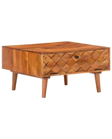 Table basse 68x68x38 cm Bois d'acacia solide