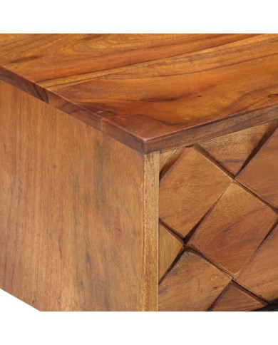 Table basse 68x68x38 cm Bois d'acacia solide