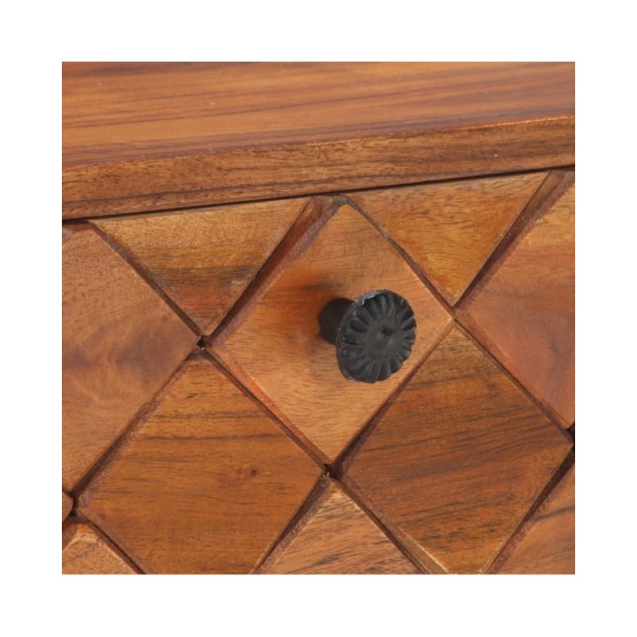 Table basse 68x68x38 cm Bois d'acacia solide