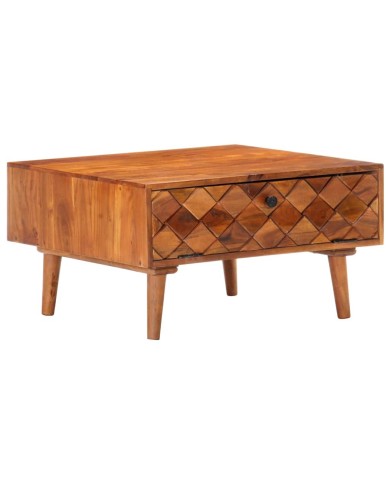 Table basse 68x68x38 cm Bois d'acacia solide