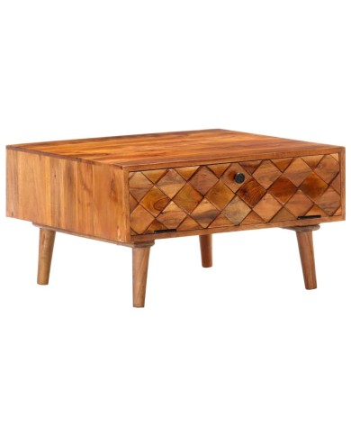 Table basse 68x68x38 cm Bois d'acacia solide