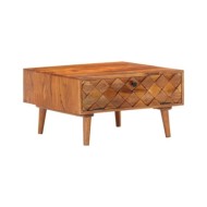 Table basse 68x68x38 cm Bois d'acacia solide