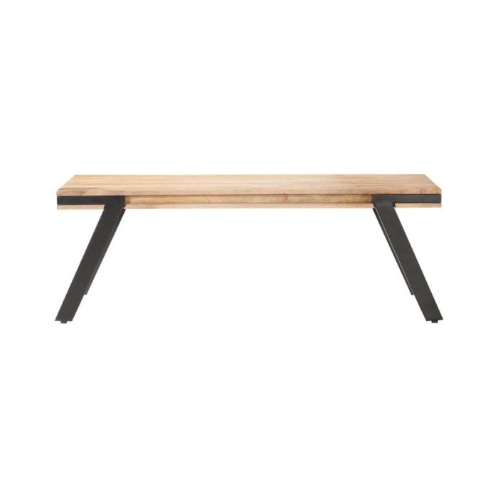 Table basse 114x65x40 cm Bois de manguier massif