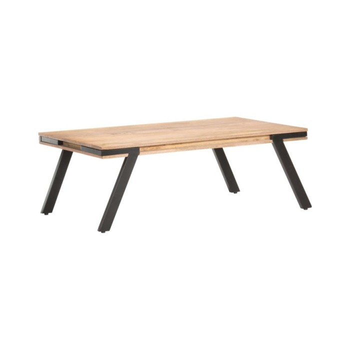 Table basse 114x65x40 cm Bois de manguier massif