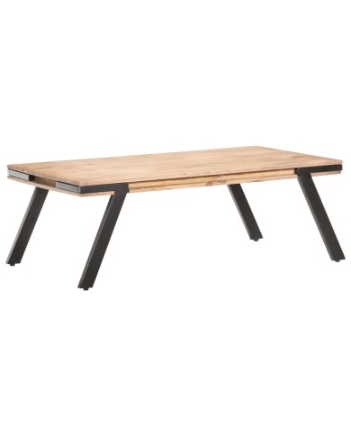 Table basse 114x65x40 cm Bois de manguier massif