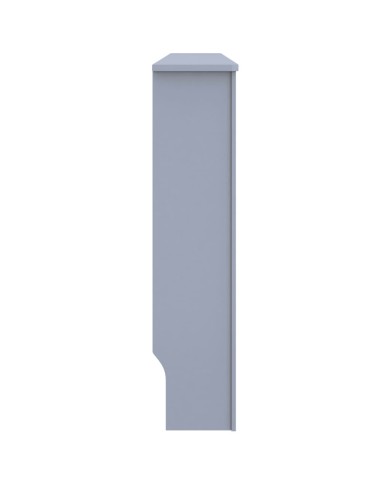 Cache-radiateur Anthracite 172x19x81 cm MDF