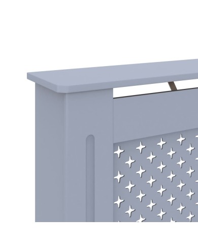 Cache-radiateur Anthracite 172x19x81 cm MDF