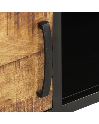 Table basse 105x50x35 cm Bois de manguier brut