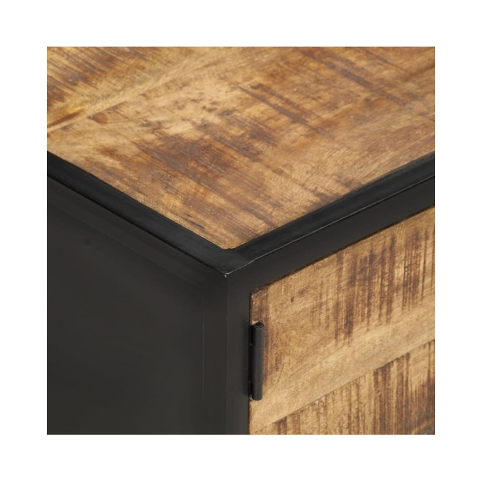 Table basse 105x50x35 cm Bois de manguier brut