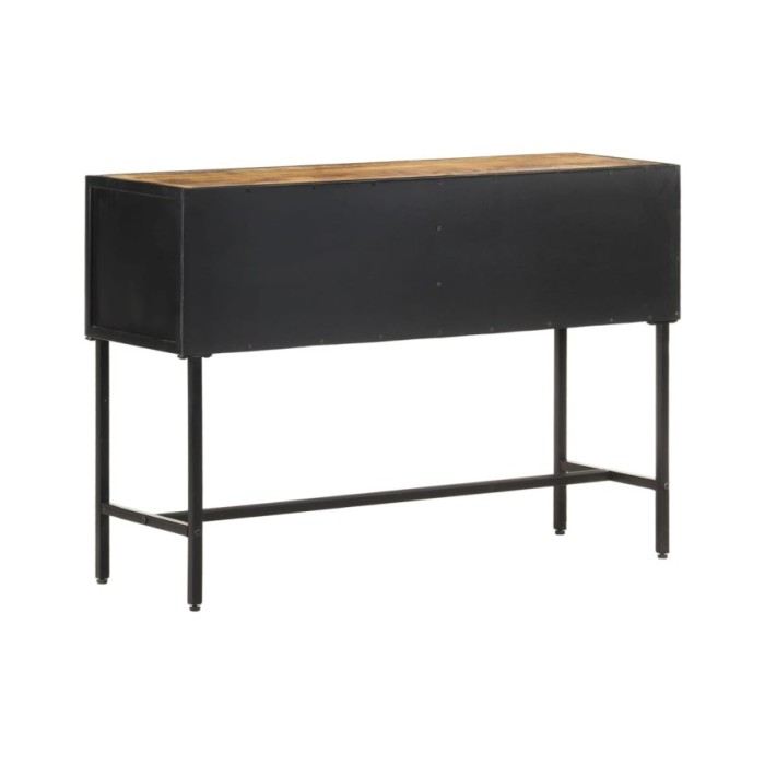 Table console 110x35x75 cm Bois de manguier brut