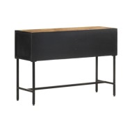 Table console 110x35x75 cm Bois de manguier brut
