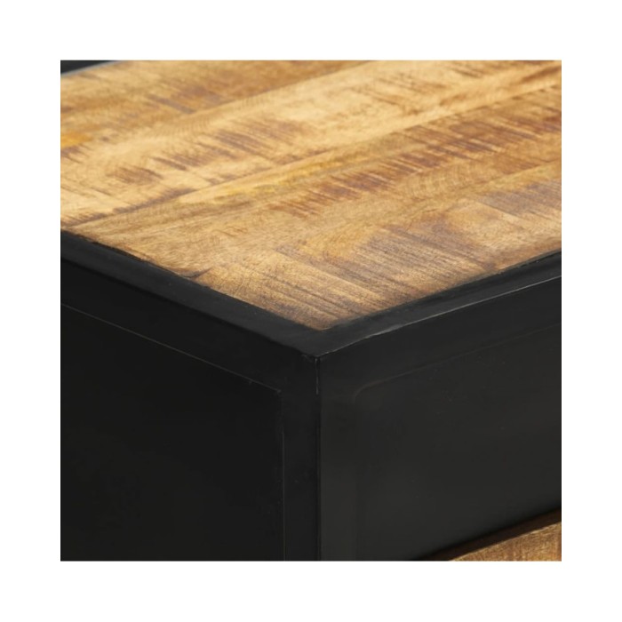 Table console 110x35x75 cm Bois de manguier brut