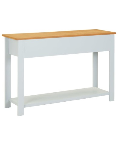 Table console 118x35x77 cm Bois de chêne massif