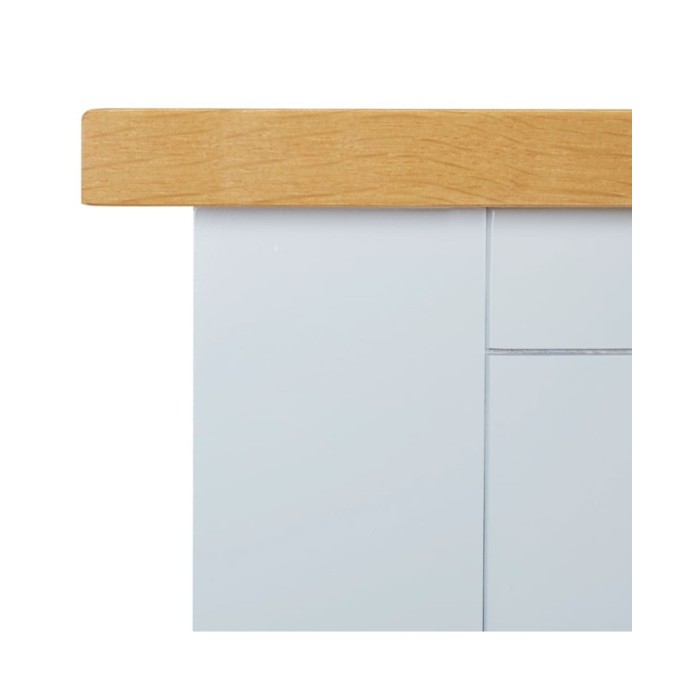 Table console 118x35x77 cm Bois de chêne massif