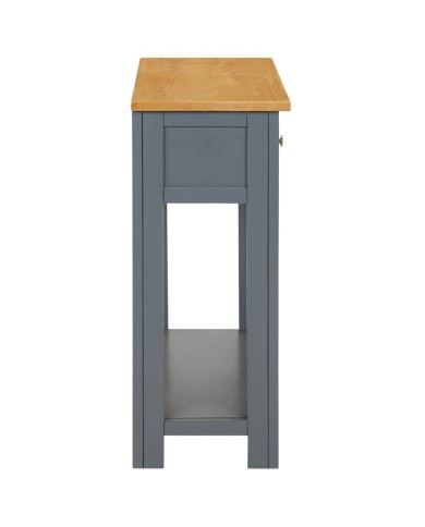 Table console 83x30x73 cm Bois de chêne massif 