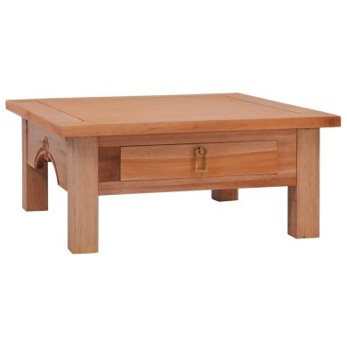Table basse 68x68x30 cm Bois d'acajou massif